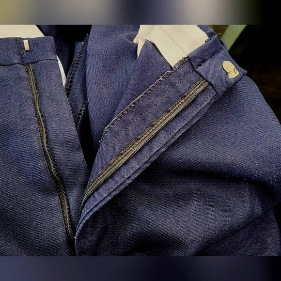 Men's Polyester Dark Navy Pants Waist: 37" Inseam: 32" - Picture 4 of 4